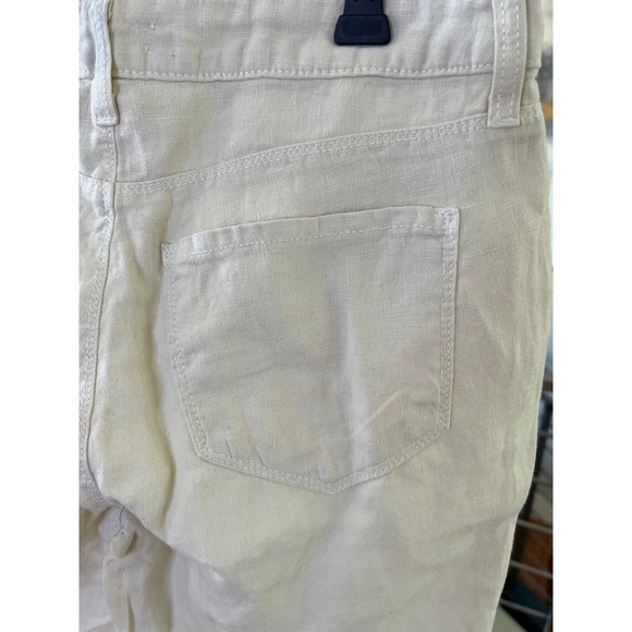 L'Agence Sada Linen Pants in Ivory - Picture 7 of 12